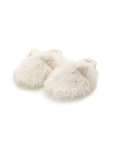Cat Ear Fur Room Shoes gelato pique