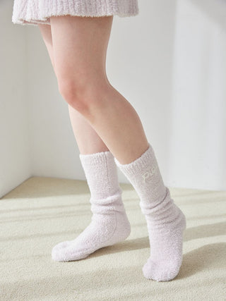 [Valentine] Logo Frill Soft Socks