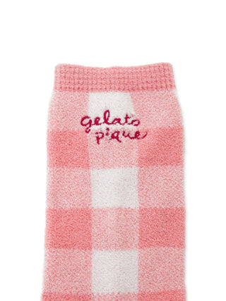 Airy Moco Gingham Socks