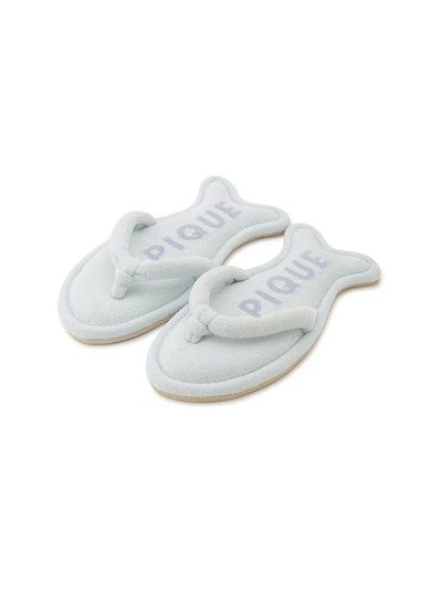 Fish Motif Room Shoes gelato pique