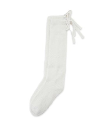 Glitter Feather Ribbon Socks - view 1