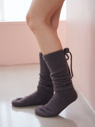 Glitter Feather Ribbon Socks - view 7