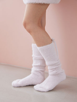 Glitter Feather Ribbon Socks - view 17