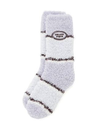 Gelato Pique Gelato Random Stripe Socks in blue