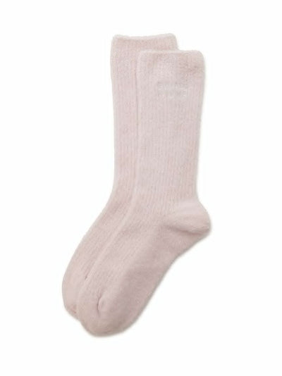 Smoothie Logo Embroidered Socks gelato pique