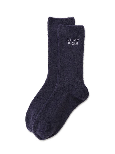 Smoothie Logo Embroidered Socks gelato pique