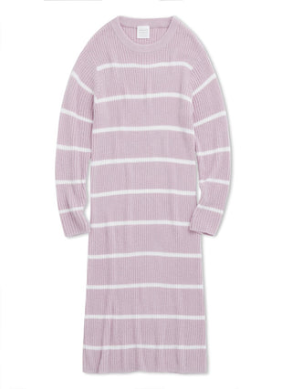 Temperature-Controlling Smooth Striped Dress- Women's Lounge Dresses & Jumpsuits at Gelato Pique USA