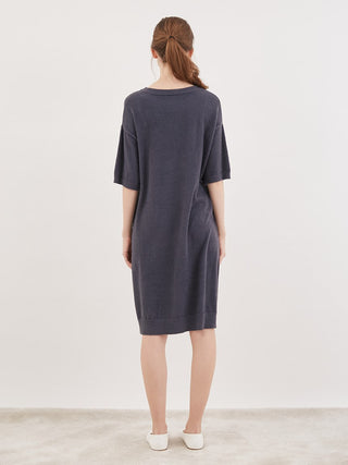 COOL Smoothy Polar Bear Jacquard Dress- Women's Lounge Dresses & Jumpsuits at Gelato Pique USA