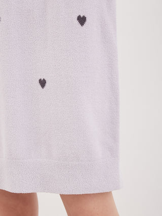 Heart Logo Jacquard Pajama Dress- Women's Lounge Dresses & Jumpsuits at Gelato Pique USA