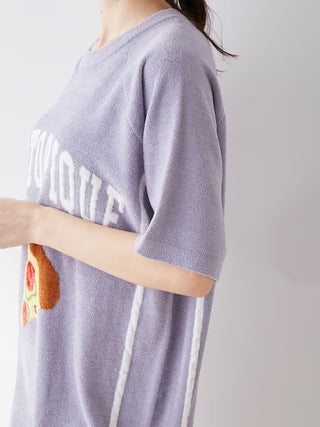 Recycled Moko Pizza Oversized Lounge Dress a Premium collection item of Loungewear and Dress for Women at Gelato Pique USA.