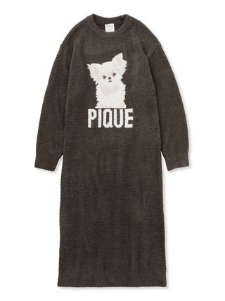 CAT&DOG Long Sleeve Loungewear Maxi Dress
