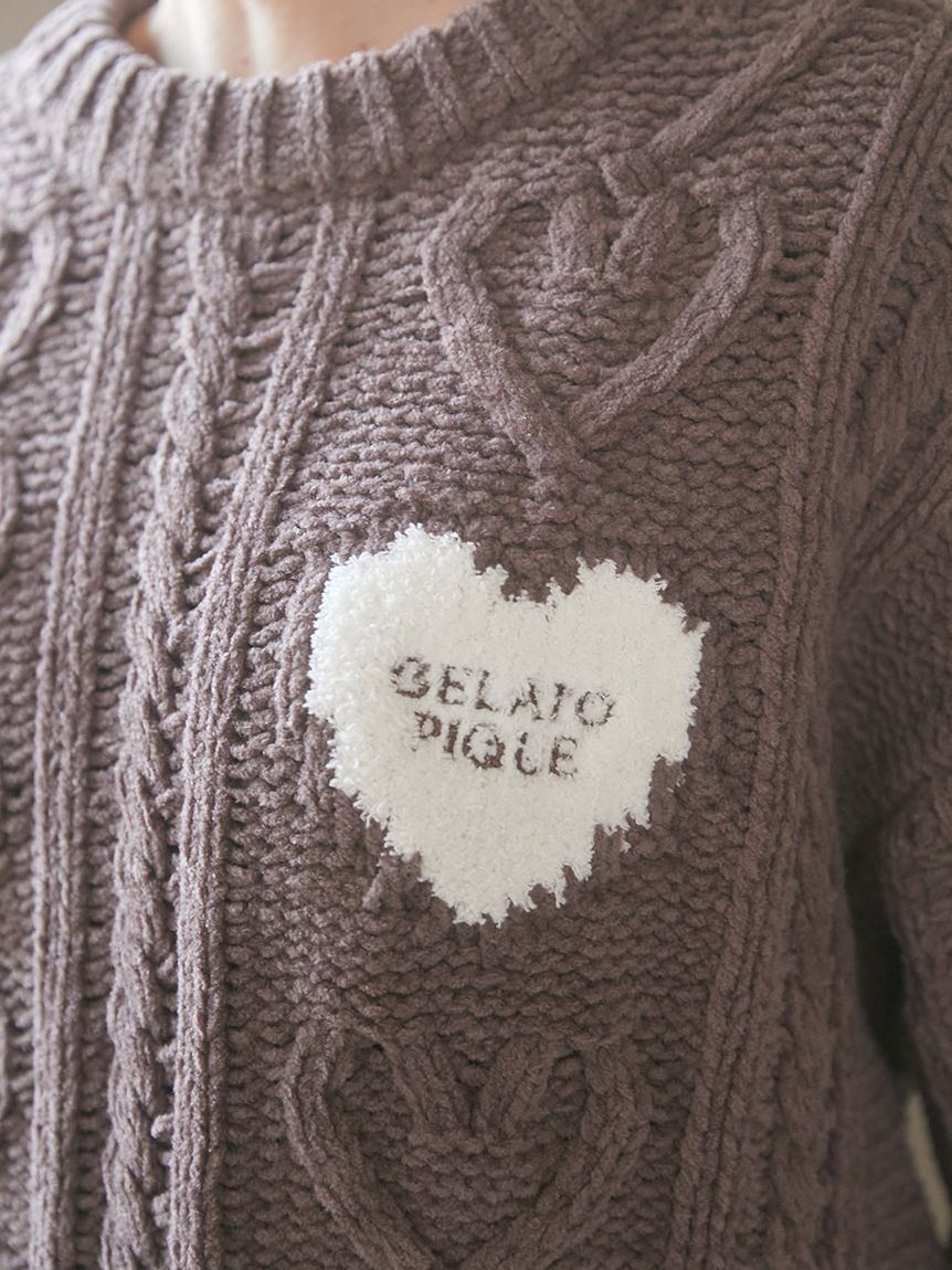 Heart Aran Knit Dress Heart Aran Knit Dress