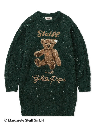 [Steiff] Powder 55PB Jacquard Dress gelato pique