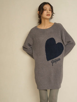 Heart Jacquard Dress
