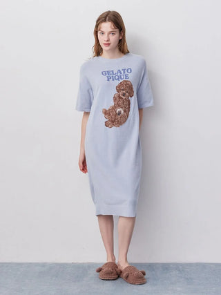 Roll Over Dog Jacquard Dress