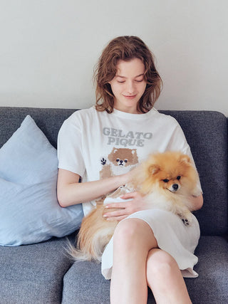 Roll Over Dog Jacquard Dress