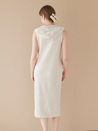 Roll Over Dog Jacquard Sleveeless Dress