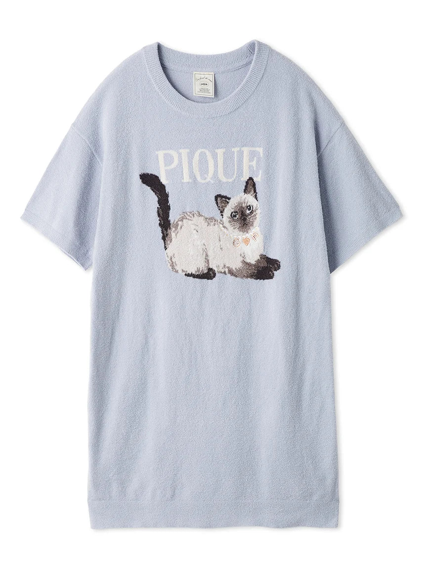 Fashionable Cats & Dogs Jacquard Smoothie Dress
