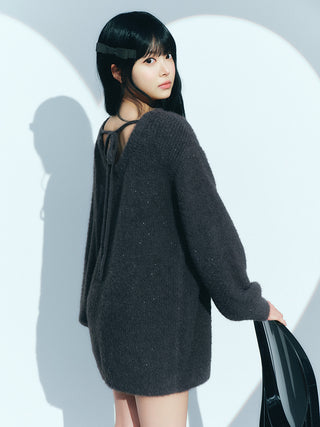 Glitter Feather Heart Dress - view 6