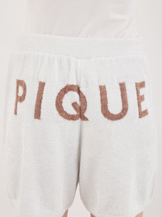 Smoothy Logo Jacquard Lounge Shorts - Gelato Pique