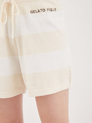 Dinosaur Border Pajama Lounge Shorts - Gelato Pique