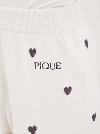 Heart Logo Jacquard Pajama Lounge Short - Gelato Pique