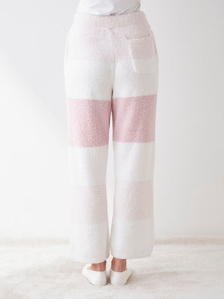 Baby Moco 3 border Lounge Pants in pink, Women's Loungewear Pants at Gelato Pique USA