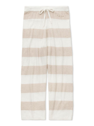Smoothie 2 Border Long Loungewear Pants in beige, Women's Loungewear Pants Pajamas & Sleep Pants at Gelato Pique USA