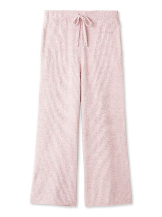 Melange Hot Moco Ribbed Lounge Pants in pink, Women's Loungewear Pants Pajamas & Sleep Pants at Gelato Pique USA.
