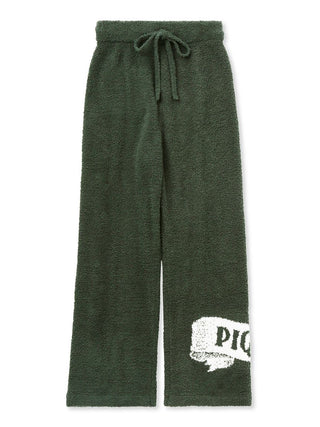 Jacquard Lounge Pants in green, Women's Loungewear Pants Pajamas & Sleep Pants at Gelato Pique USA.