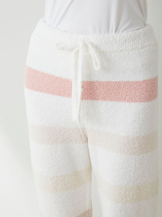 Baby Moco 5 Border Lounge Pants in Pink, Women's Loungewear Pants Pajamas & Sleep Pants at Gelato Pique USA.