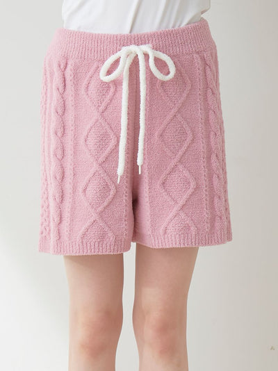 [Sweet] Aran Women's Soft Knit Lounge Shorts gelato pique