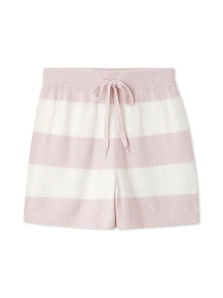 Smoothie 2 Border Lounge Shorts in PINK, Women's Loungewear Shorts at Gelato Pique USA.