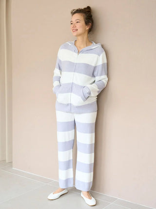 Smoothie 2 Border Pajama Pants in PURPLE, Women's Loungewear Pants Pajamas & Sleep Pants at Gelato Pique USA.