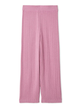 Smoothie Aran Knit Lounge Pants, Women's Loungewear Lounge Pants at Gelato Pique USA