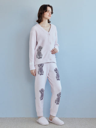 Toy poodle Pajama Pants in Pink, Women's Loungewear Pants Pajamas & Sleep Pants at Gelato Pique USA