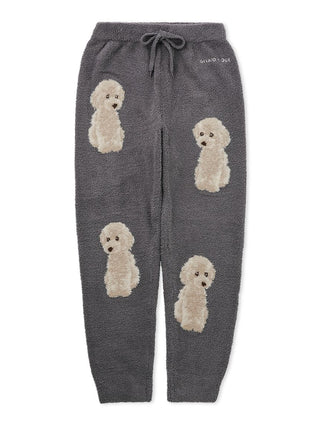 Toy poodle Pajama Pants in Gray, Women's Loungewear Pants Pajamas & Sleep Pants at Gelato Pique USA