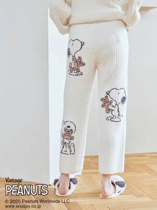 [PEANUTS] SNOOPY×BEAR Jacquard Pants