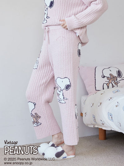 [PEANUTS] SNOOPY×BEAR Jacquard Pants gelato pique