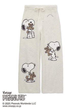 [PEANUTS] SNOOPY×BEAR Jacquard Pants