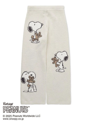 [PEANUTS] SNOOPY×BEAR Jacquard Pants