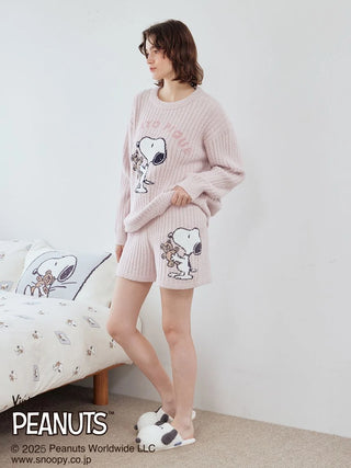 [PEANUTS] SNOOPY×BEAR Jacquard Shorts