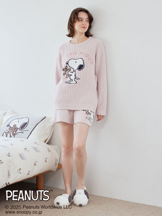 [PEANUTS] SNOOPY×BEAR Jacquard Shorts