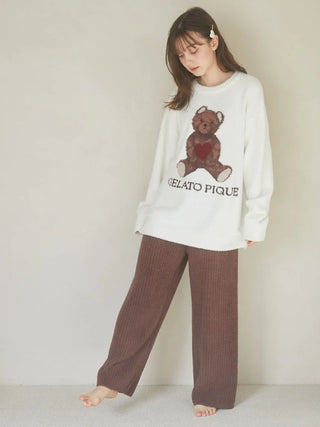 [Valentine] Baby Moco Bear Ribbed Lounge Pants