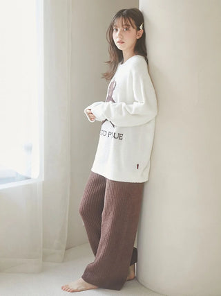 [Valentine] Baby Moco Bear Ribbed Lounge Pants