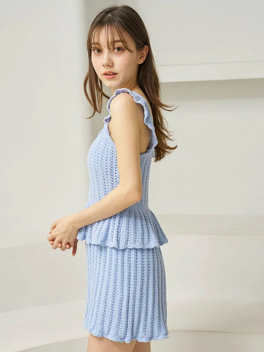 Airy Moco Crochet Shorts