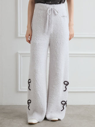 [HALLOWEEN] Ribbon Feather Long Pants