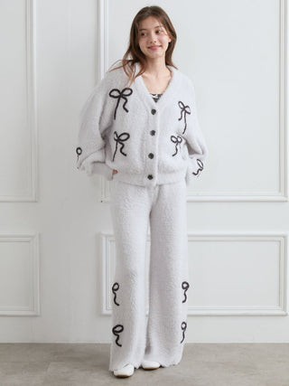 [HALLOWEEN] Ribbon Feather Long Pants