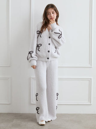[HALLOWEEN] Ribbon Feather Long Pants