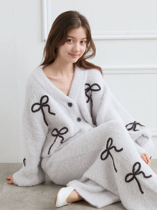 [HALLOWEEN] Ribbon Feather Long Pants